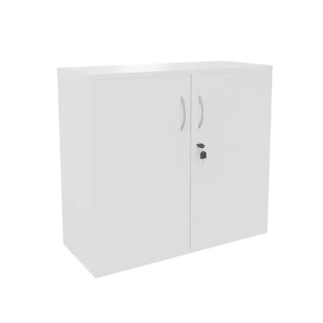 Desk High Cupboards - W800 - White